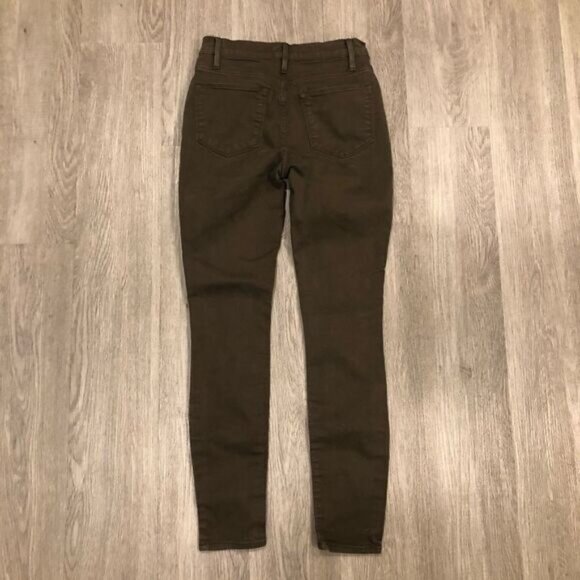 FRAME Le High Skinny Coated Military High Waist Size 25 - Picture 4 of 8